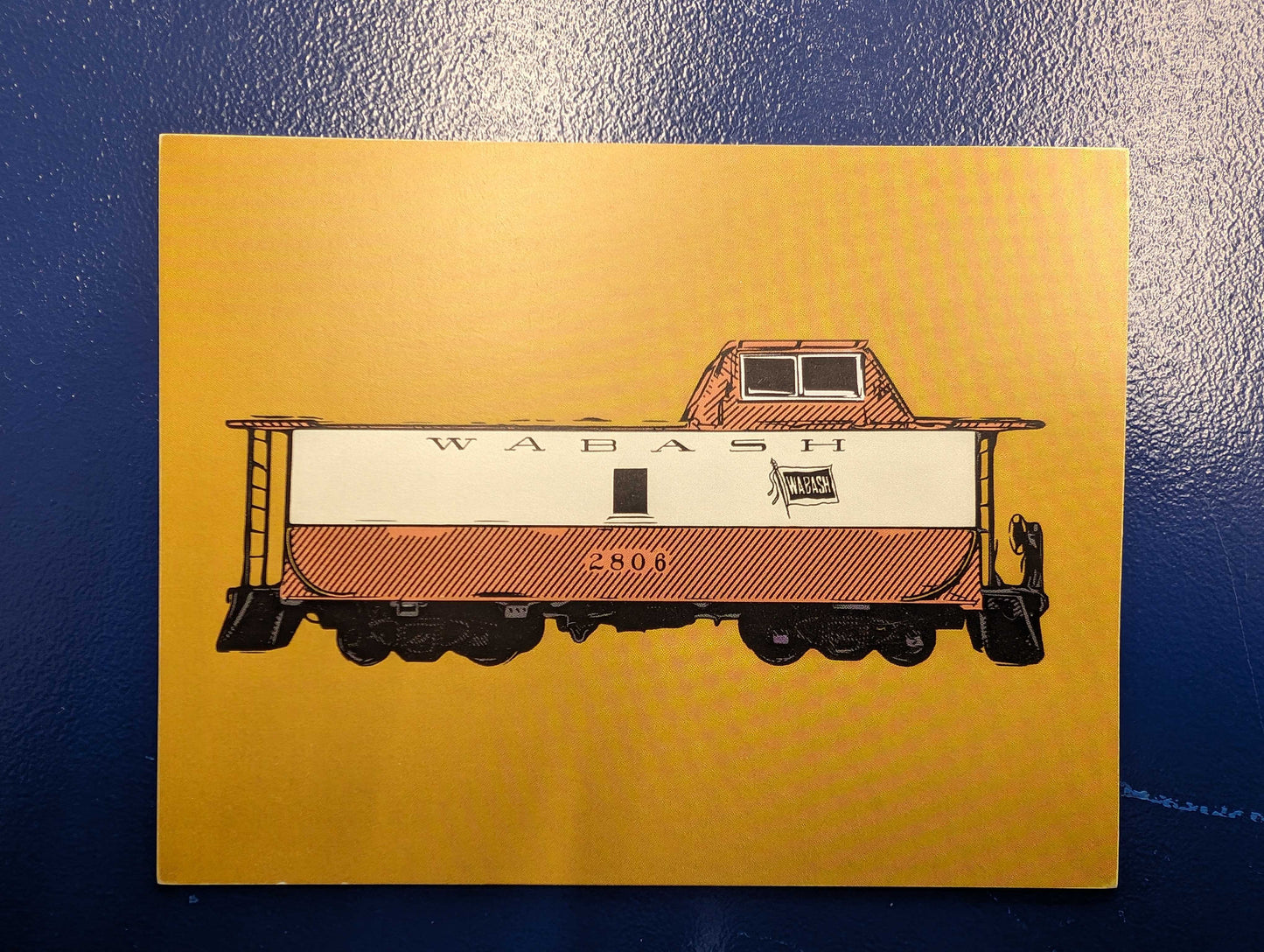 Wabash Train Postcard