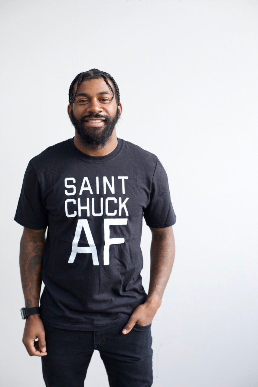 Saint Chuck AF Tee