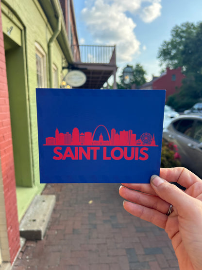 Saint Louis Skyline Postcard