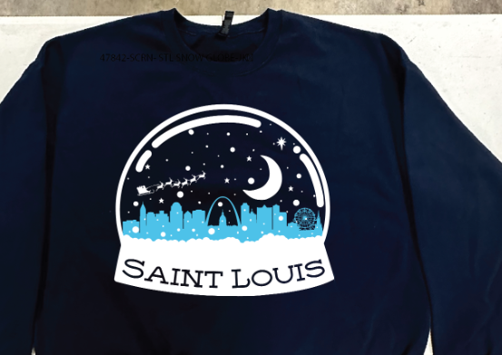 St. Louis Snow Globe Sweatshirt