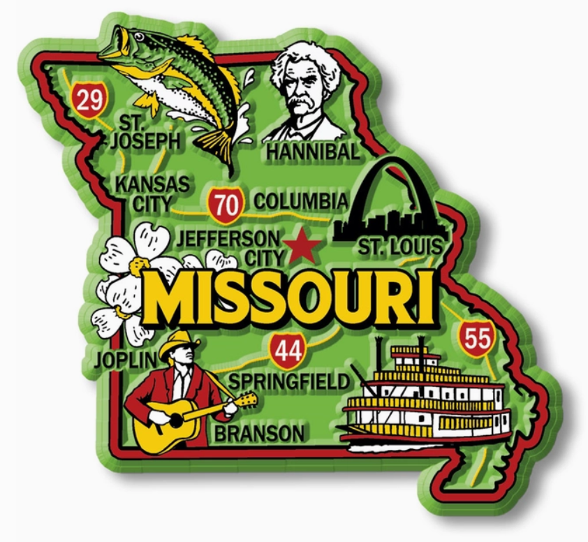 Missouri Landmarks Magnet
