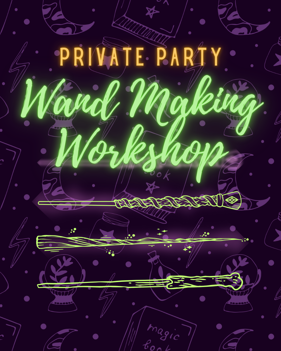 Wand Making Workshop Party